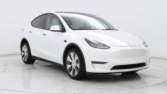 TESLA MODEL Y 2021 5YJYGDEE0MF100536 image